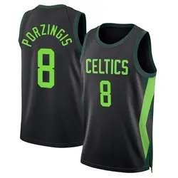 Kristaps Porzingis Boston Celtics Men's Swingman 2024/25 City Edition Jersey - Black