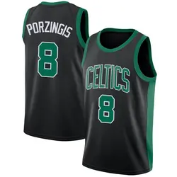 Kristaps Porzingis Boston Celtics Men's Swingman Jersey - Statement Edition - Black