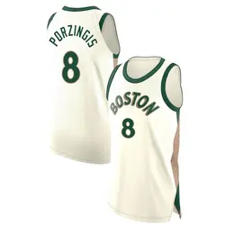 Kristaps Porzingis Boston Celtics Youth Authentic 2023/24 City Edition Jersey - White