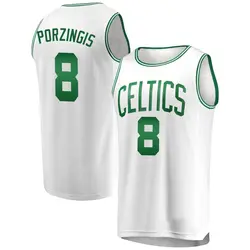 Kristaps Porzingis Boston Celtics Youth Fast Break Jersey - Association Edition - White