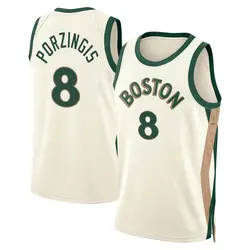 Kristaps Porzingis Boston Celtics Youth Swingman 2023/24 City Edition Jersey - White